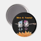 Gemelde Marshmallows Magneet (Voorkant / Achterkant)