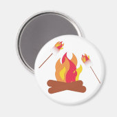 Gemelde Marshmallows Magneet (Voorkant / Achterkant)