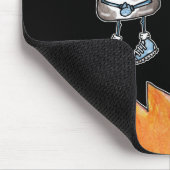 Gemelde Marshmallows Muismat (Hoek)