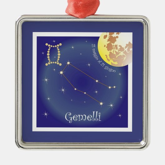 Gemelli 21 maggio al 21 giugno Ornament (Voorkant)