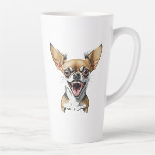 Gemene Chihuahua   Grappige Honden Latte Mok
