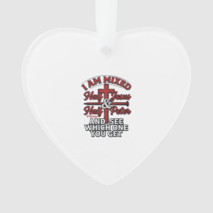Gemene Jezus en Petrus Vintage Christelijke Humor Ornament