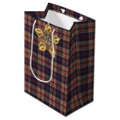 Gemenebest - Origineel Scottish Tartan Medium Cadeauzakje (Voorkant Gekanteld)