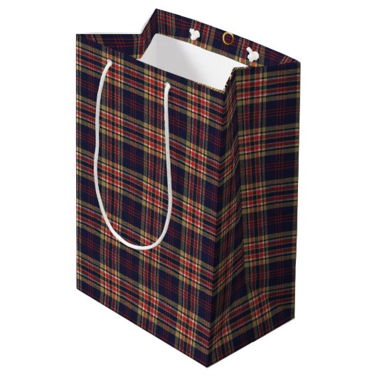 Gemenebest - Origineel Scottish Tartan Medium Cadeauzakje (Achterkant Gekanteld)