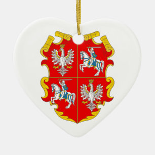 Gemenebest Polen-Litouwen (toename van Rozen) Keramisch Ornament