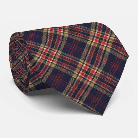 Gemenebest Scottish Tartan Stropdas (Opgerold)