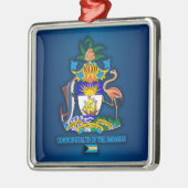 Gemenebest van de Bahama's Metalen Ornament (Links)