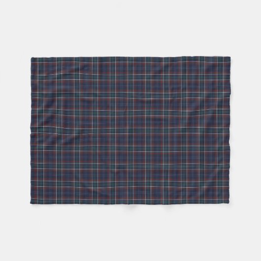 Gemenebest van Massachusetts Tartan Fleece Deken (Voorkant (Horizontaal))