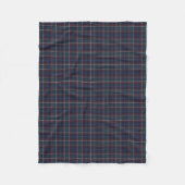 Gemenebest van Massachusetts Tartan Fleece Deken (Voorkant)