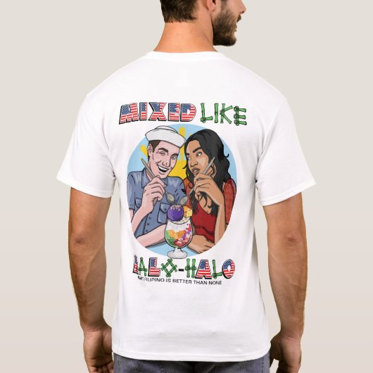 Gemengd als Halo-Halo T-shirt (Achterkant)