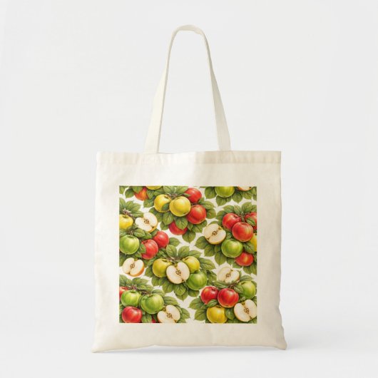 Gemengd Appel Schijf Patronen Tote Bag (Voorkant)