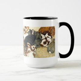 Gemengd Bedrijf - Baby Rabbits Coffee-Mok Mok