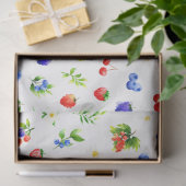 Gemengd Bessen Patroon Tissuepapier (Geschenk)