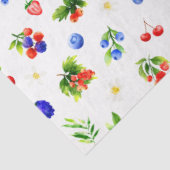 Gemengd Bessen Patroon Tissuepapier (Detail)