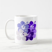 gemengd blauw hibiscus ontwerp koffiemok (Links)