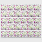 Gemengd boeket bloemen inpakpapier (Vlak)