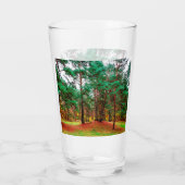 gemengd bos in het najaar glas (Achterkant)