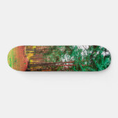 gemengd bos in het najaar persoonlijk skateboard (Horizontaal)