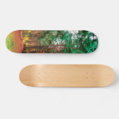 gemengd bos in het najaar persoonlijk skateboard (Horizontaal)