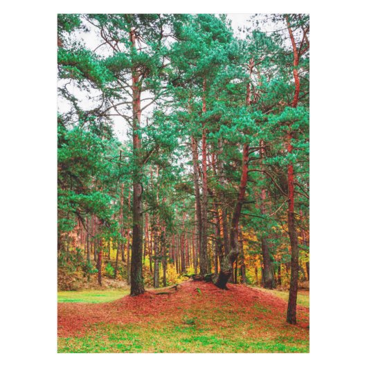 gemengd bos in het najaar tafelkleed (Voorkant)