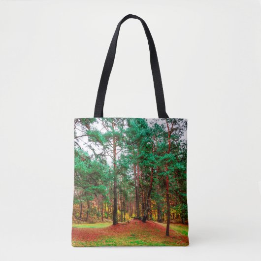 gemengd bos in het najaar tote bag (Voorkant)