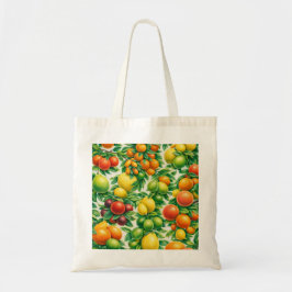 Gemengd citruspatroon tote bag