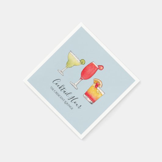 Gemengd Drink cocktail Servet (Hoek)