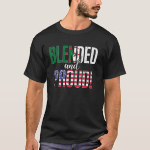 Gemengd en trots nationaliteit half Tunesisch half T-shirt