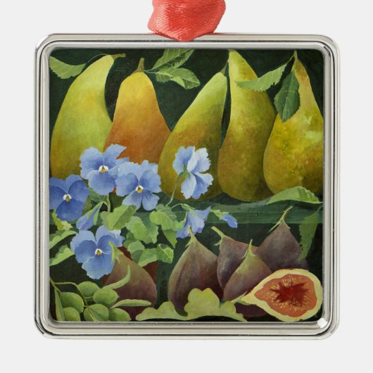 Gemengd fruit 2013 metalen ornament (Voorkant)