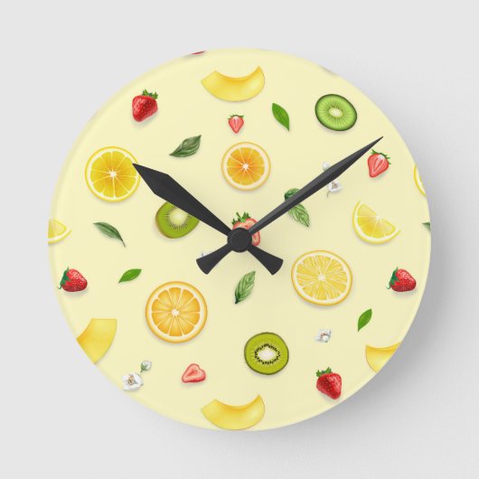 Gemengd Fruit 2 Ronde Klok (Voorkant)