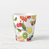 Gemengd Fruit 5 Latte Mok (Voorkant)
