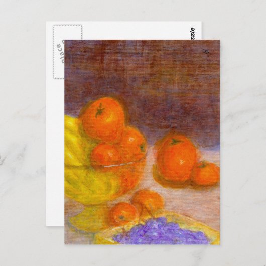 Gemengd fruit, Briefkaart (Voorkant / Achterkant)