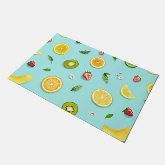 Gemengd fruit deurmat (Schuin)