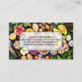 gemengd fruit en groenten visitekaartje (Achterkant)