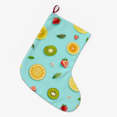 Gemengd fruit grote kerstsok (Voorkant (Hangend))