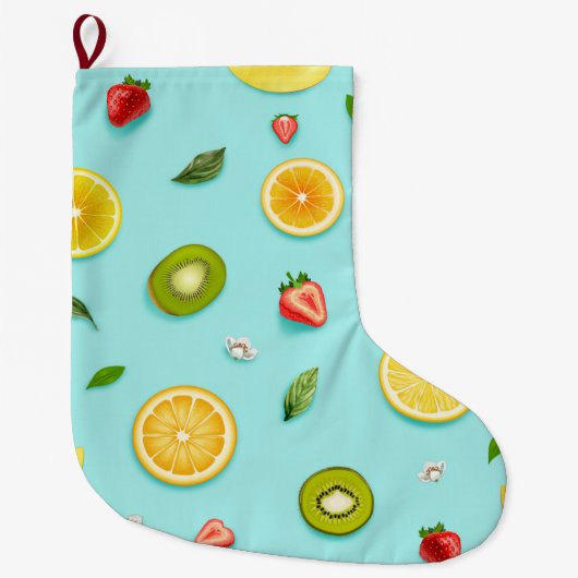 Gemengd fruit grote kerstsok (Voorkant)