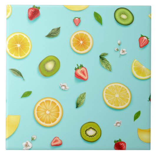 Gemengd fruit tegeltje (Voorkant)