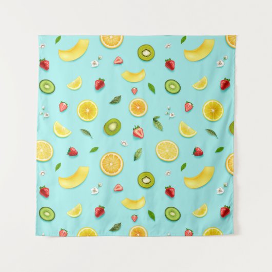 Gemengd fruit wandkleed (Voorkant)