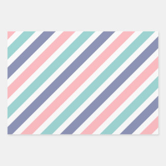 Gemengd Kleurrijke Strepen Patroon Inpakpapier Vel