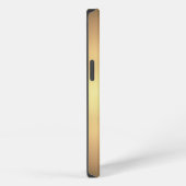 Gemengd Metaal 3-D Gouden Monogram iPhone Hoesje (Rechterkant)