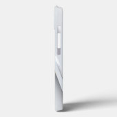 Gemengd metaal 3D-look kalligrafie gouden monogram Case-Mate iPhone Case (Achterkant / Links)