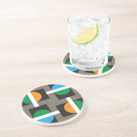 Gemengd patroon, Drink Onderzetters - Avenue 3 (Zijkant)