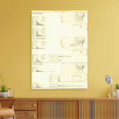 Gemengd textiel, zijde en veredelde goederen canvas afdruk (Insitu (Woonkamer))