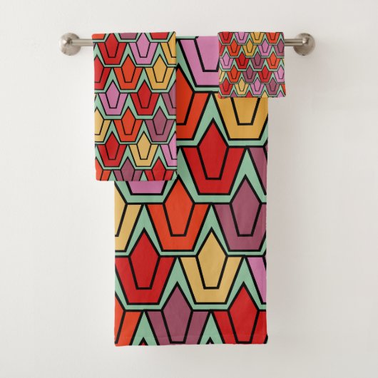 Gemengd Tulpveld Bad Handdoek (Insitu)