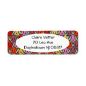 Gemengd Tulpveld Etiket (Voorkant)