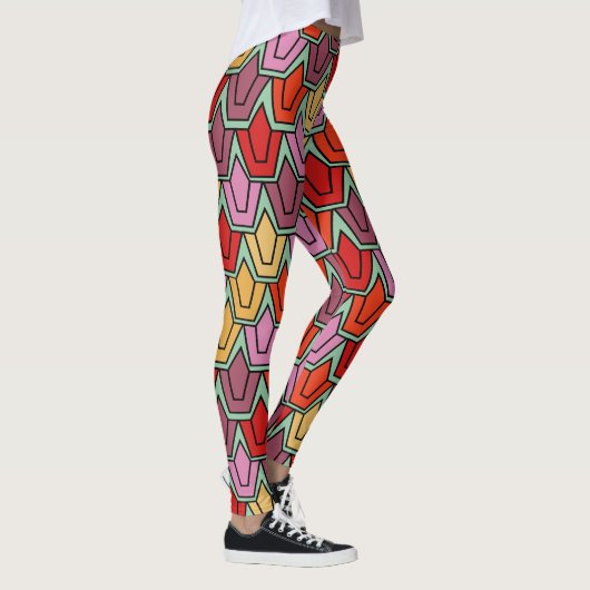 Gemengd Tulpveld Leggings (Rechts)