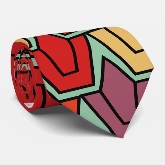 Gemengd Tulpveld Stropdas (Opgerold)