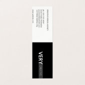 Gemengd type | Modern Visitekaartje (Buitenkant ongevouwen)