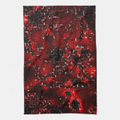 Gemengd van showy en robuuste rode bloemblaadjes o theedoek (Verticaal)