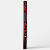 Gemengd van showy en roestige rode bloemblaadjes o Case-Mate iPhone case (Achterkant / Rechts)